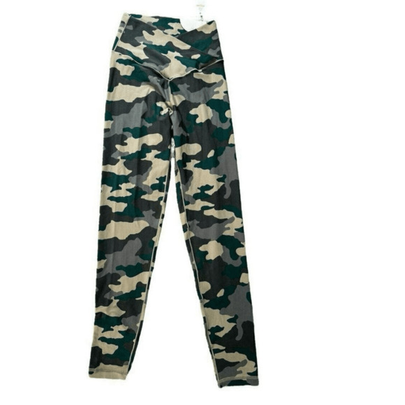 Aerie Camo Real Me High Waisted Crossover Legging Size Small NWT Green - Picture 3 of 8
